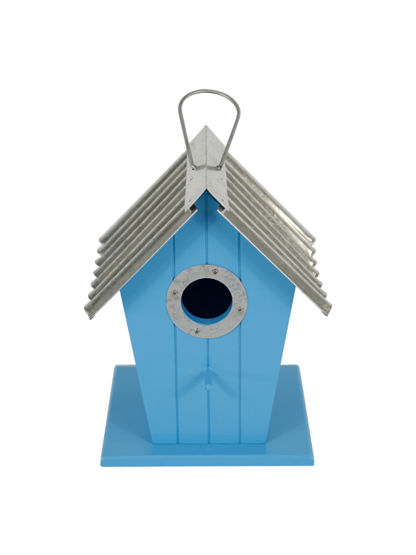 Wooden blue house