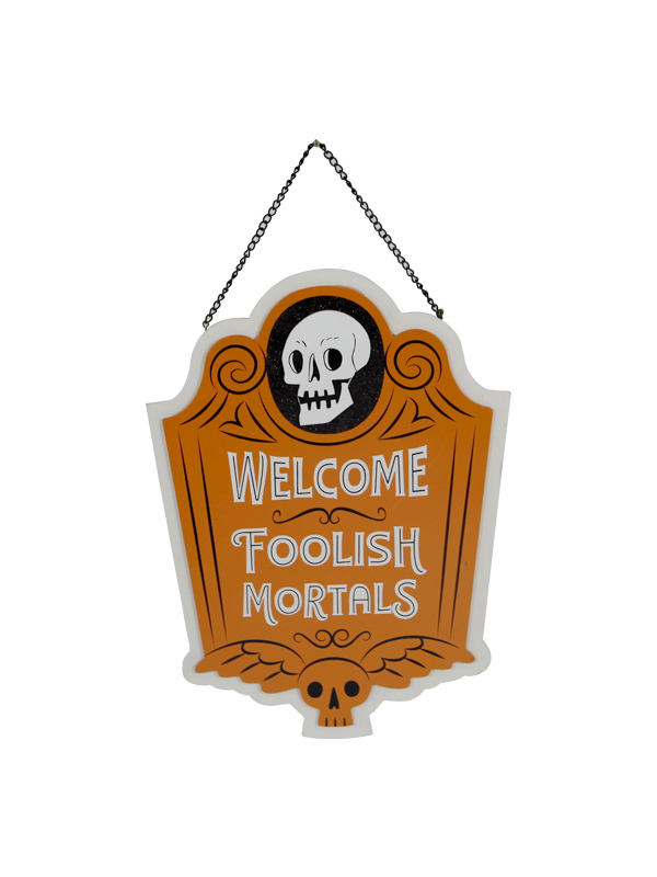 Wooden Halloween Skull Pendant