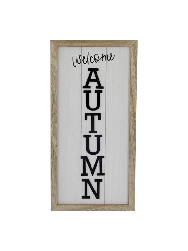 Wooden Ornaments Autumn Alphabet Board
