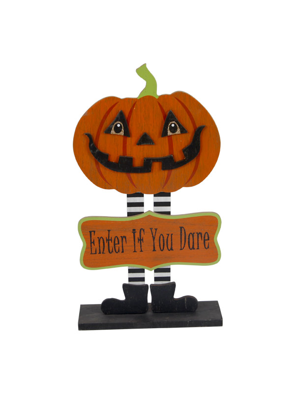 Halloween pumpkin sign