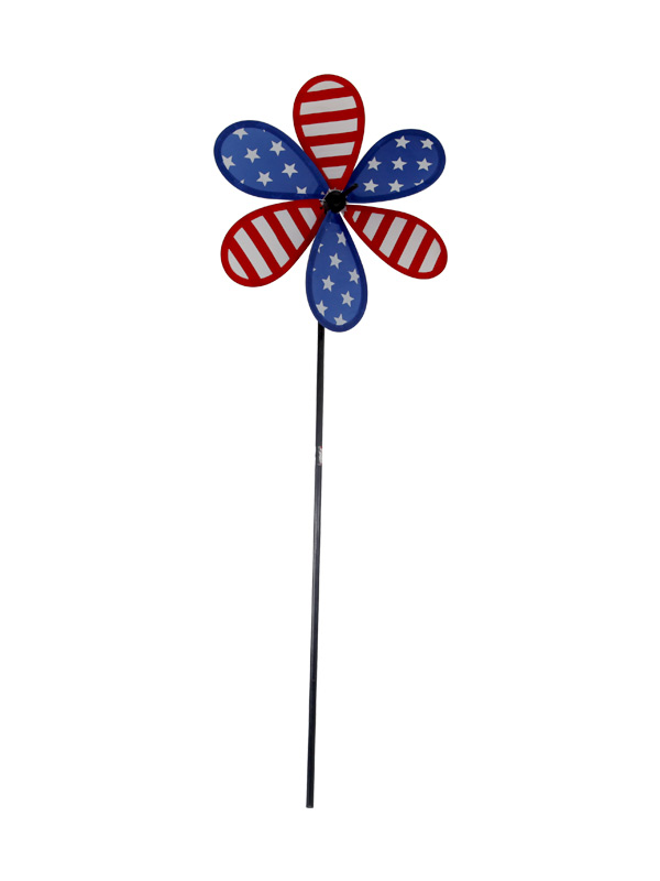 6 Leaves Outdoor Decoration Wooden Children's Windmill