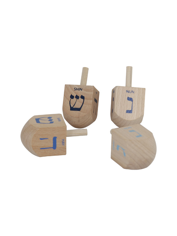 Wooden spinning top